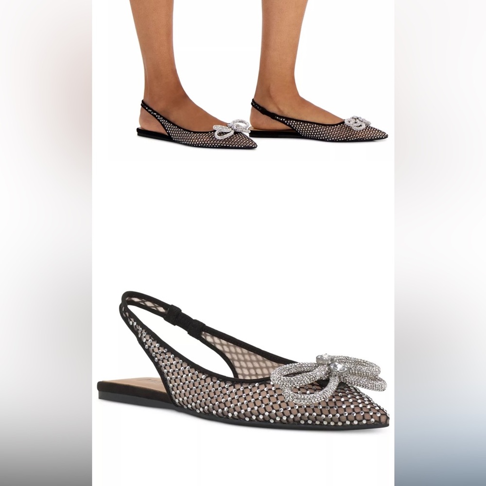 I.N.C. Misiya Embellished Pointed-Toe Slingback Flats